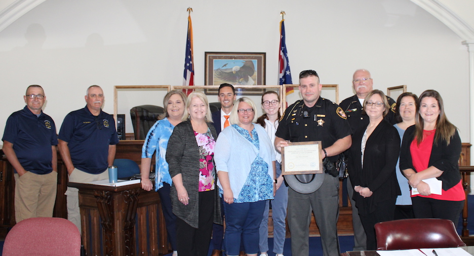 HCSO Sergeant Steve Alexander honored as Highland County Prosecutor's